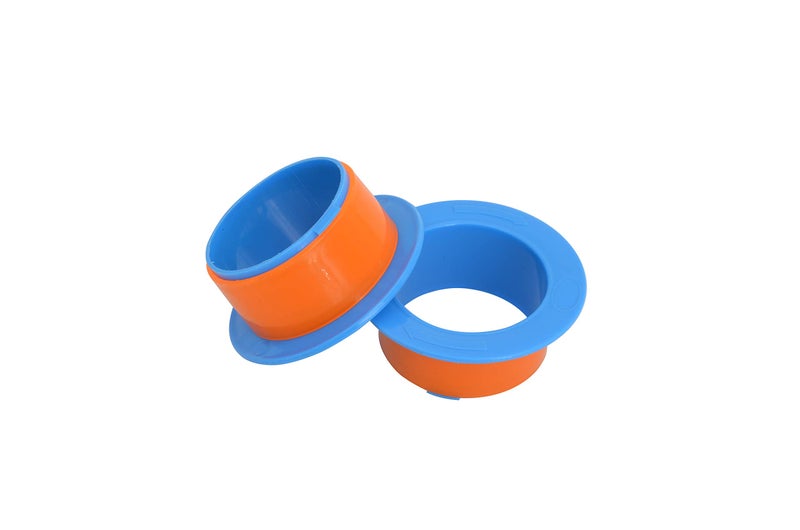 ELFJOY Stretch Film Dispenser Stretch Wrap Dispenser for 3" Core Film Shrink Wrap Holder for Shipping Pallet Packing and Moving Supplies Blue 2 Pairs - Image 5